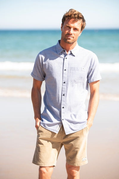 Brakeburn Men's S/Sleeve Dog tooth Shirt BBMSH00T9146Short Sleeve22