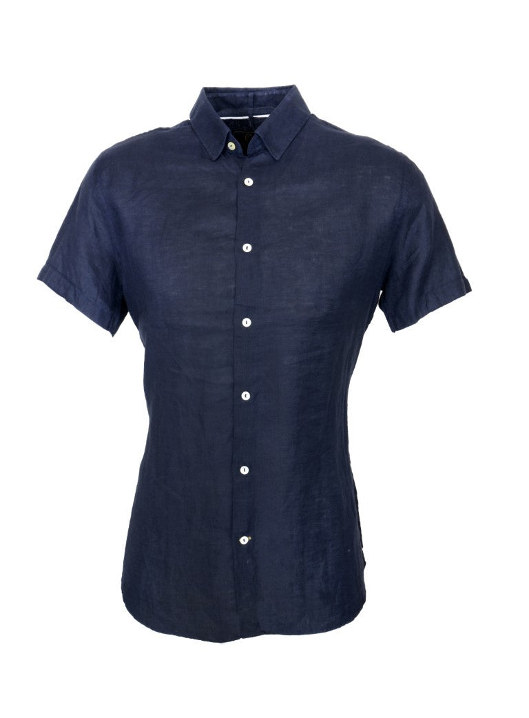 Cutler Brent Linen Short Sleeve Shirt