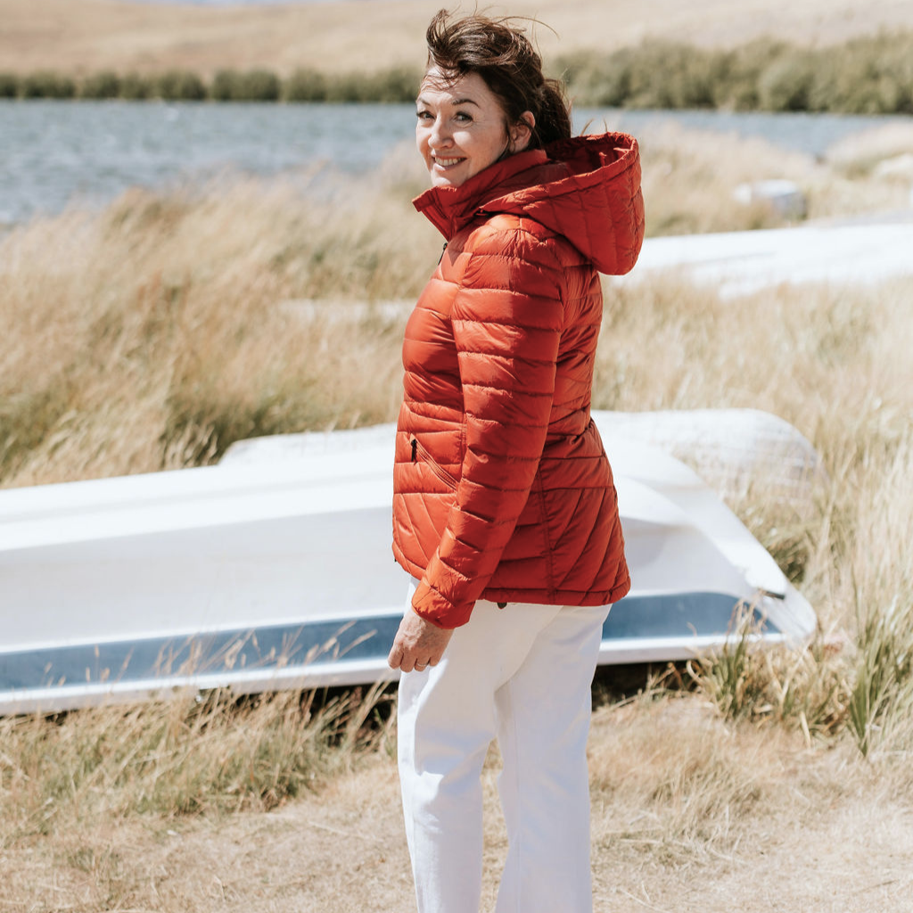 Moke Apparel Cushla Womens Packable Down Jacket