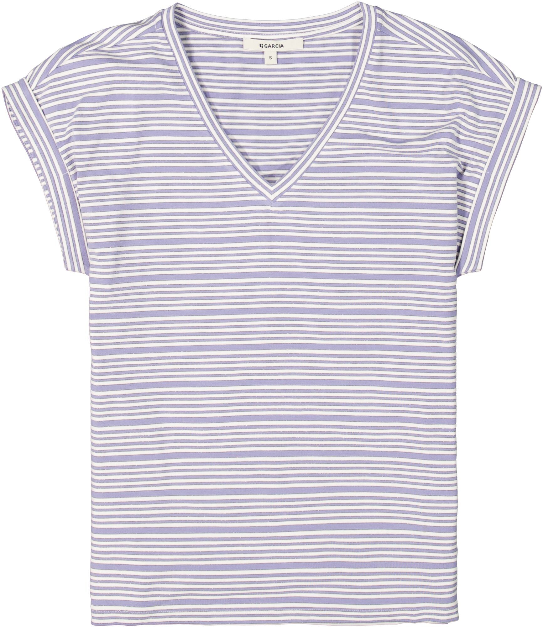 Garcia Ladies Short Sleeve Stripe Tee