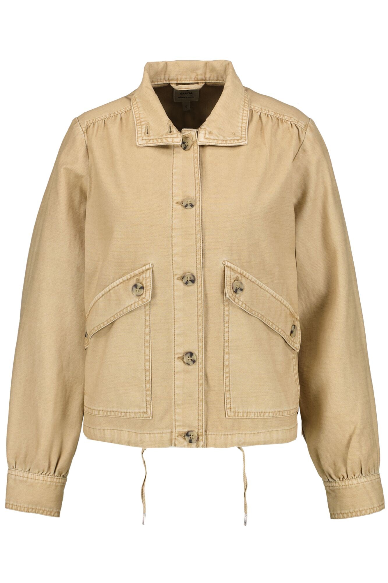 Garcia Tie and Front Slant Pockets Jacket