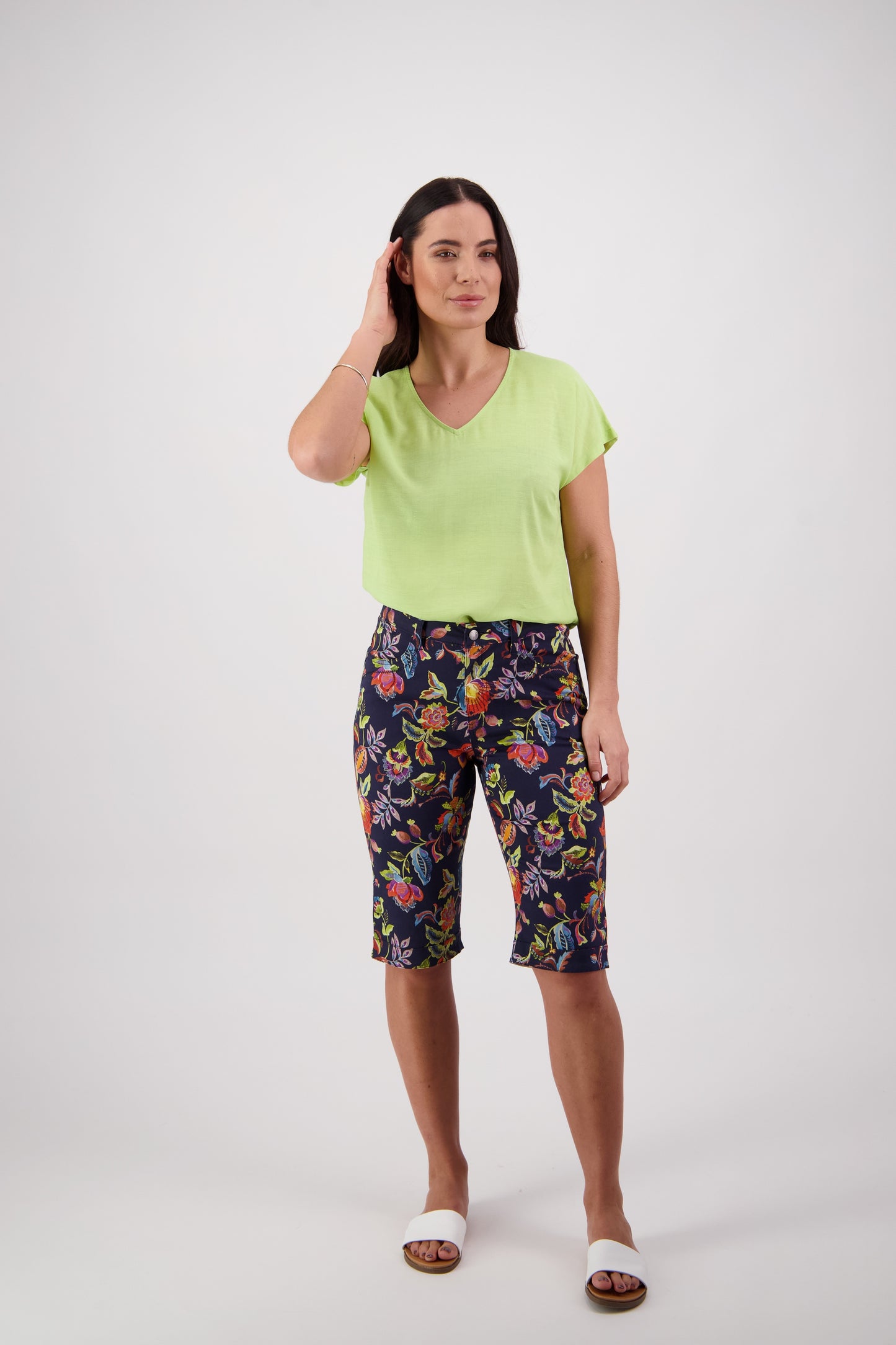 Vassalli Brazil Printed Lightweight Straight Leg short