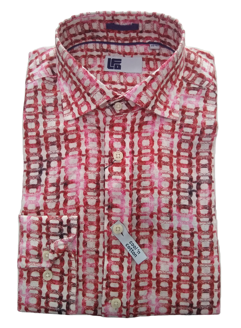 LFD Chain Link Long Sleeve Linen Shirt