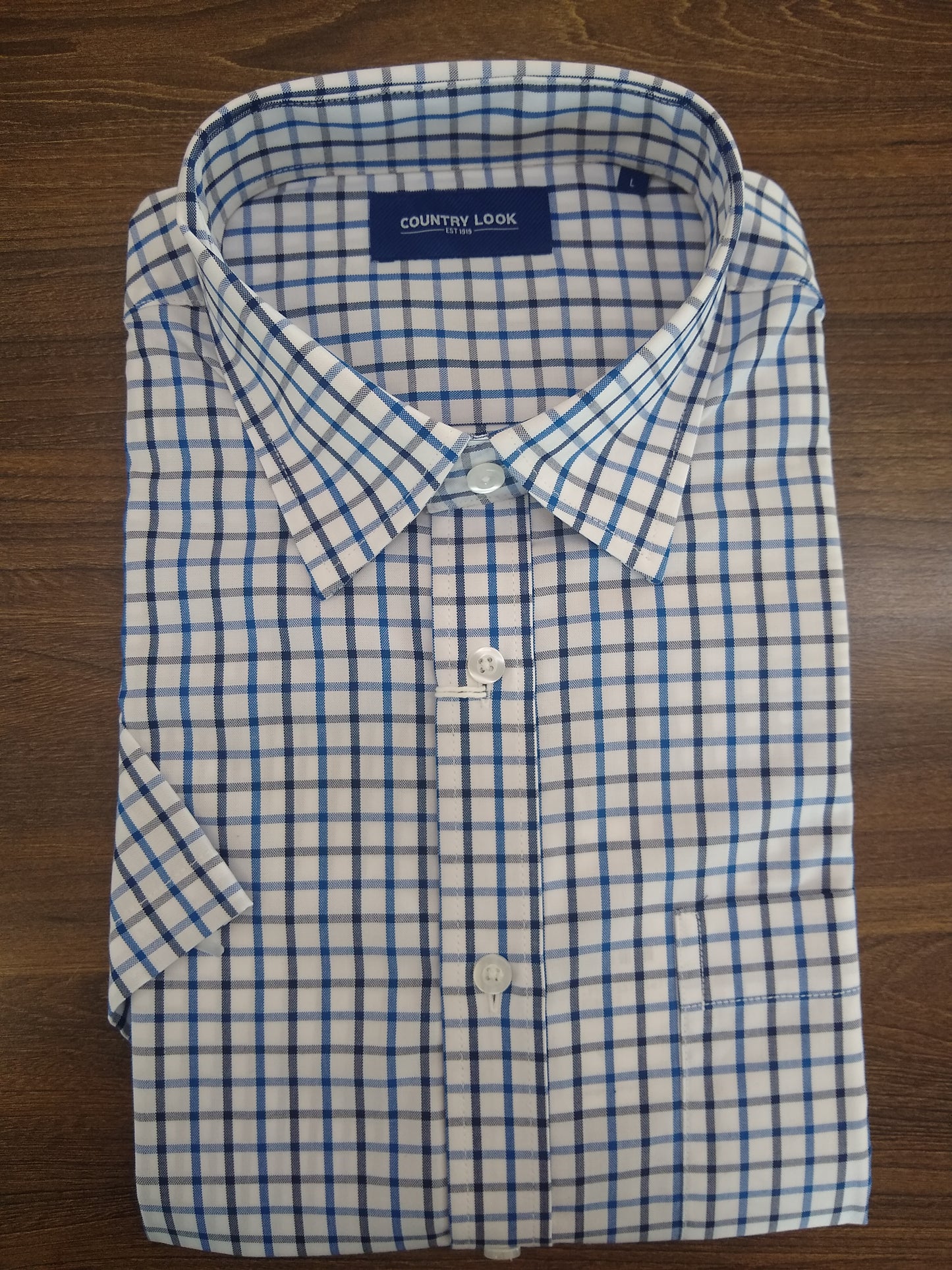 Country Look Lucas Check Short Sleeve Shirt - FYM153
