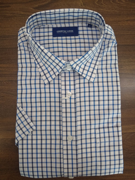 Country Look Lucas Check Short Sleeve Shirt - FYM153