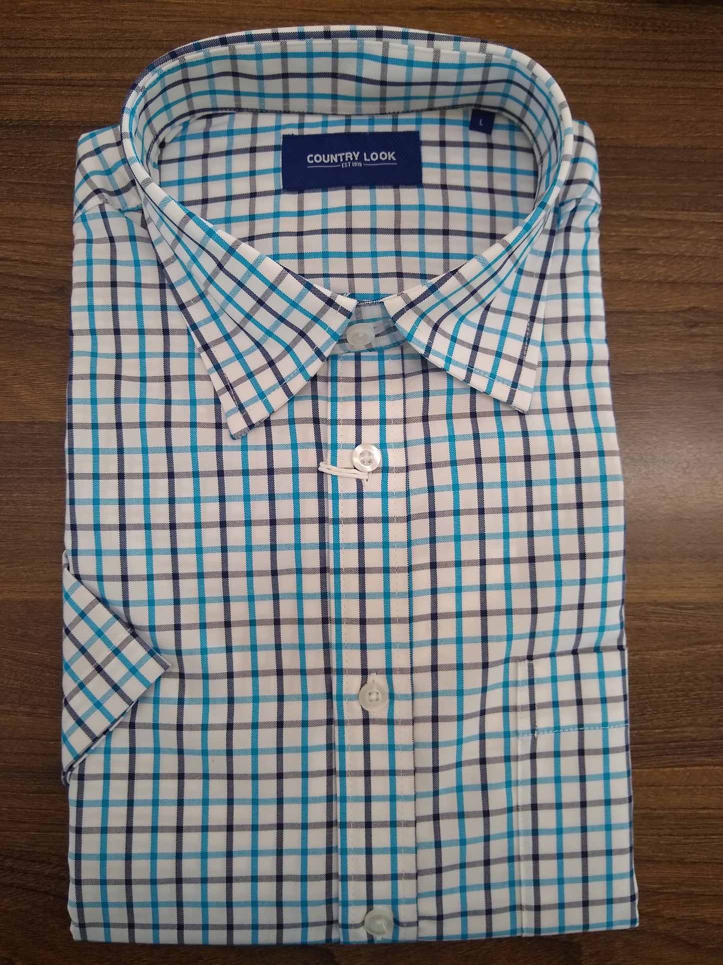 Country Look Lucas Check Short Sleeve Shirt - FYM153