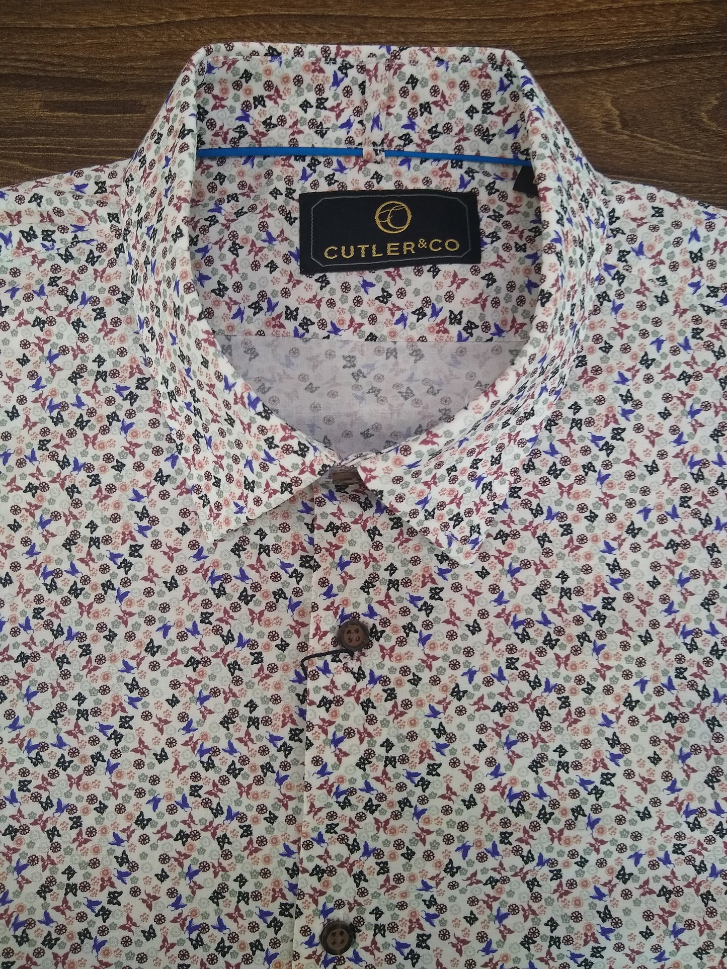 Cutler Brent Short Sleeve Shirt 'Butterfly' CS21102