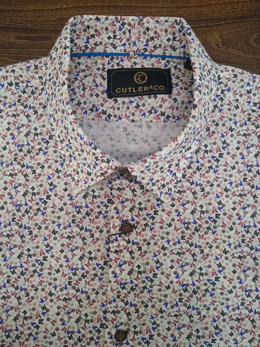 Cutler Brent Short Sleeve Shirt 'Butterfly' CS21102