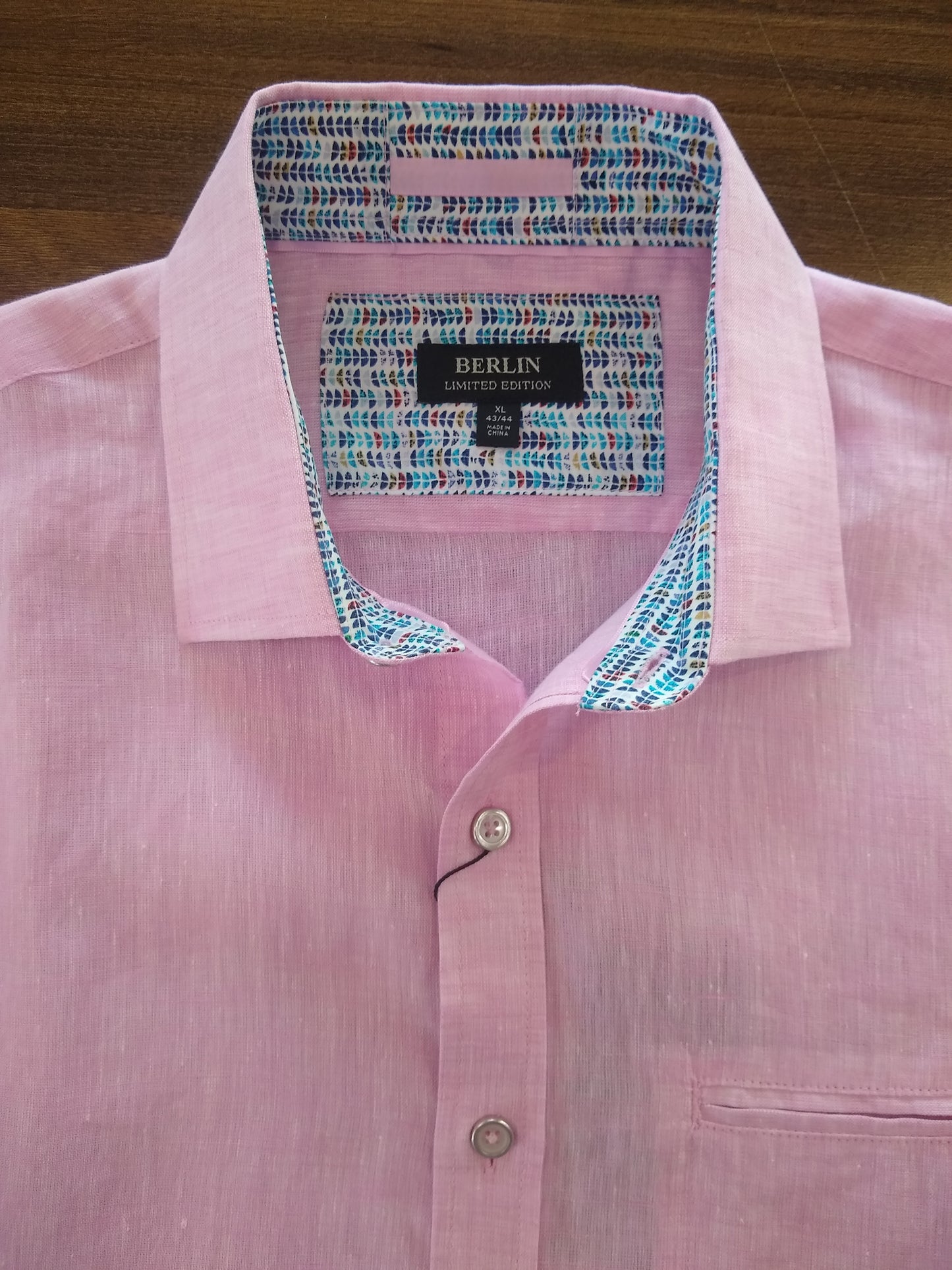Berlin Irish Linen Long Sleeve Shirt