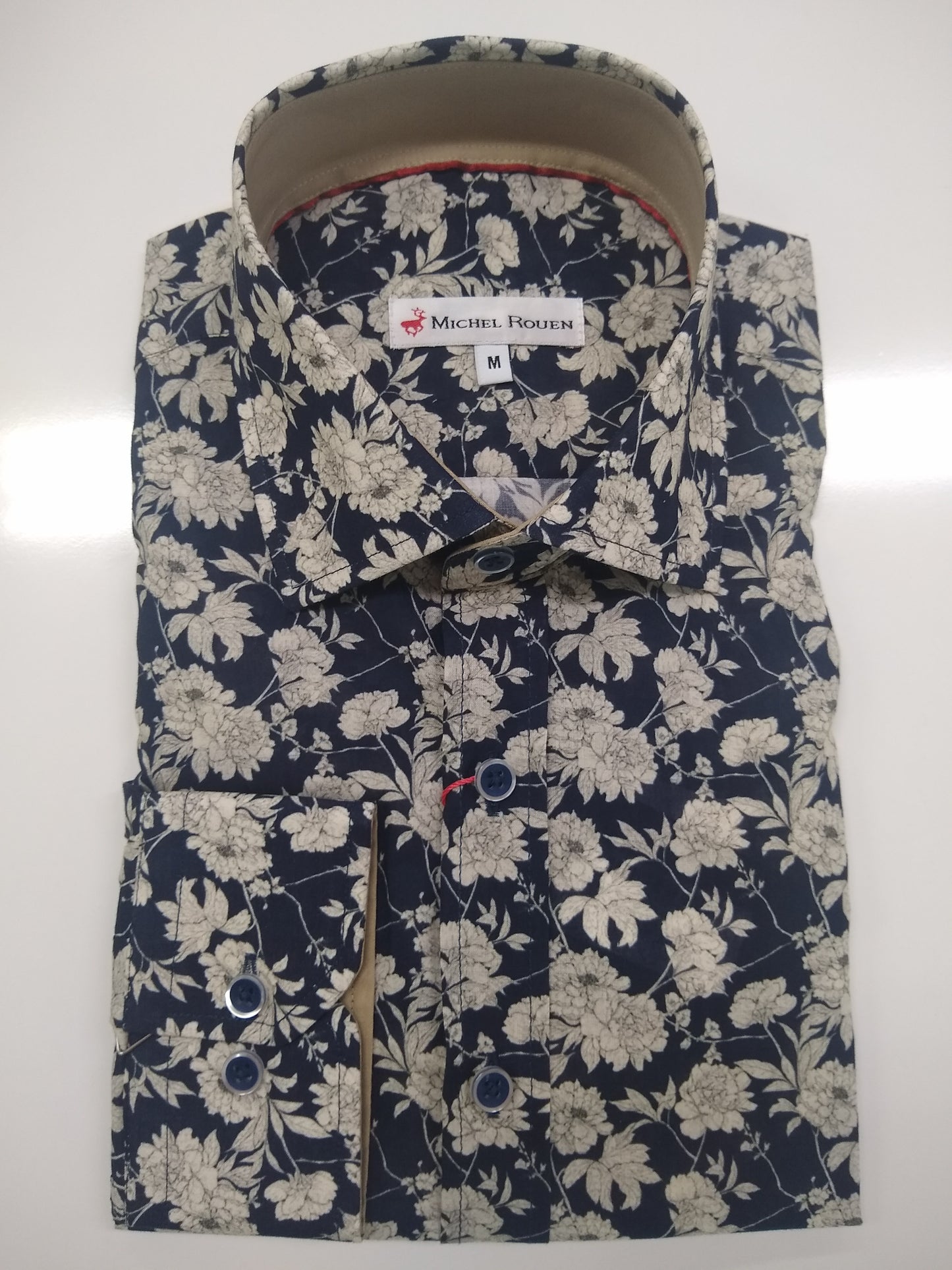 Michel Rouen Floral L.S. Shirt.