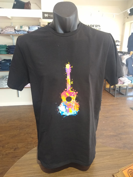 Mechmoto Guitar Printed Short Sleeve Tee