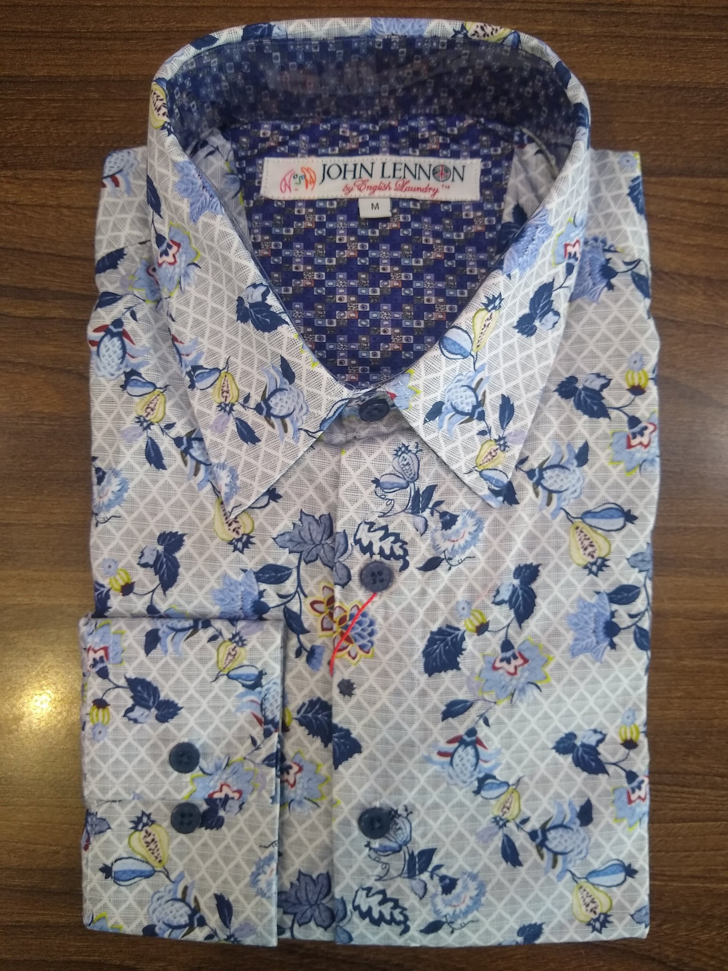 John Lennon Light Blue Multi Long Sleeve Shirt