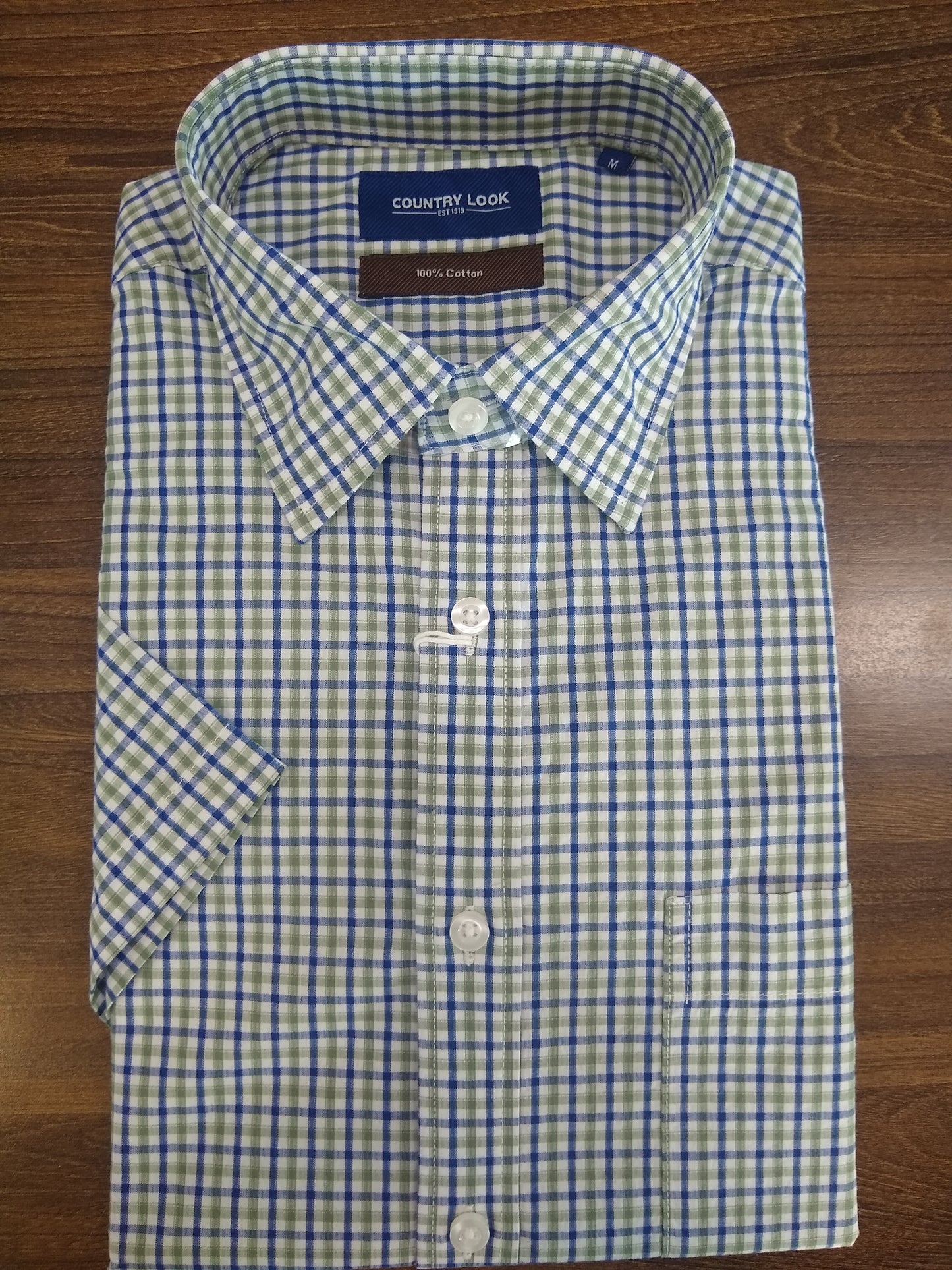 Country Look Short Sleeve Lucus Shirt Green