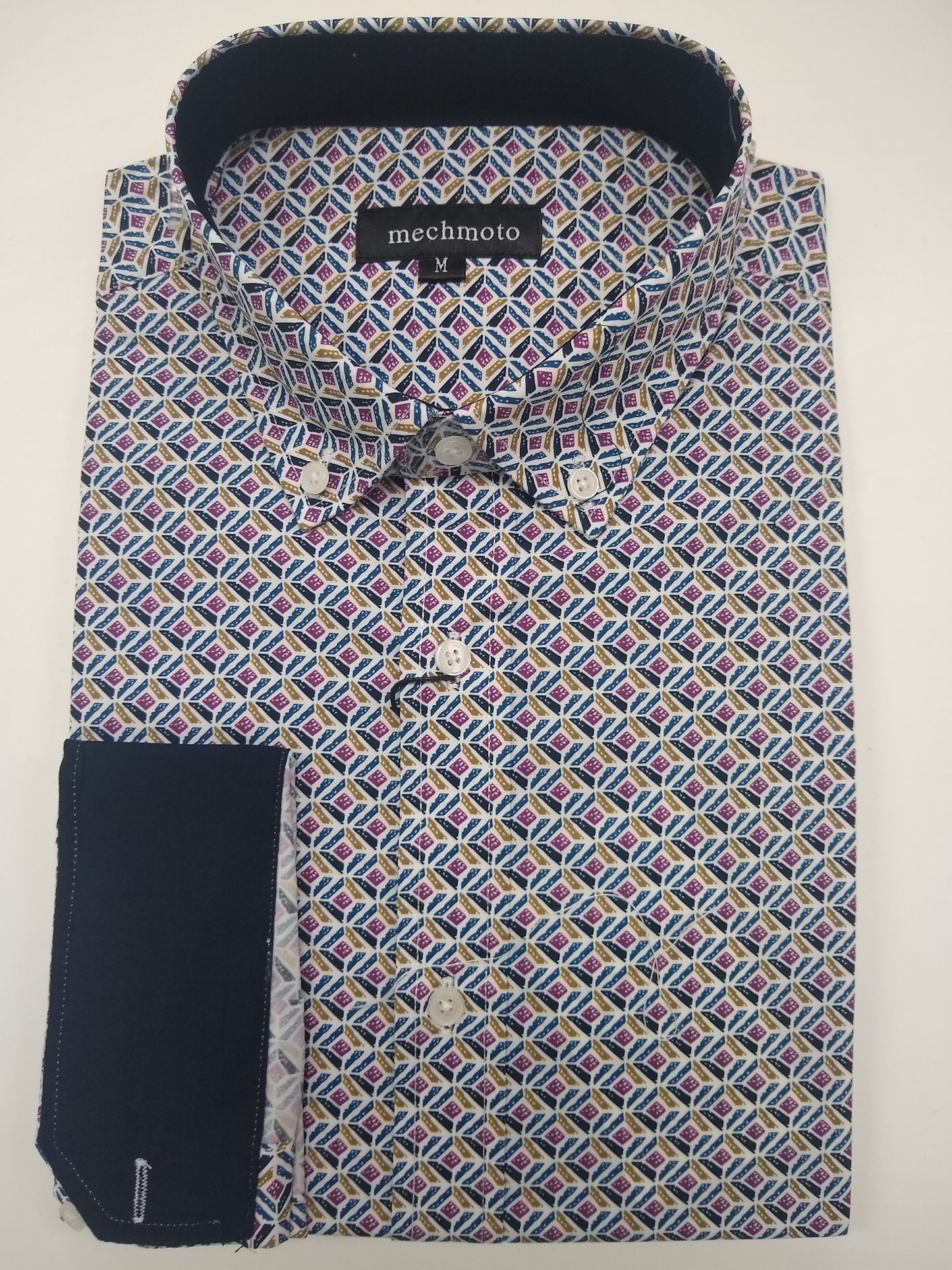 Mechmoto Geo Stretch Long Sleeve Shirt