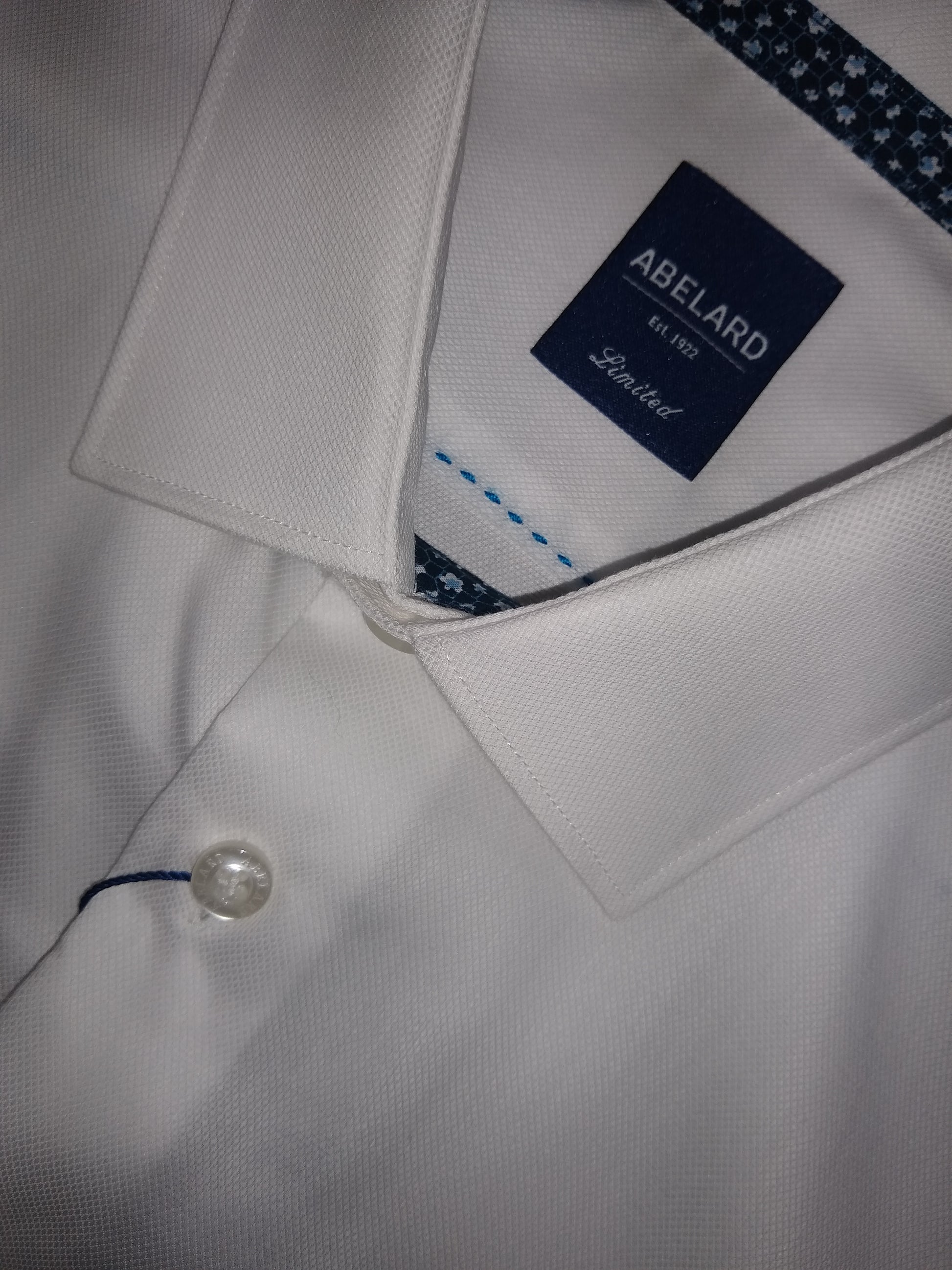 Abelard Blanche Dobby Long Sleeve Shirt