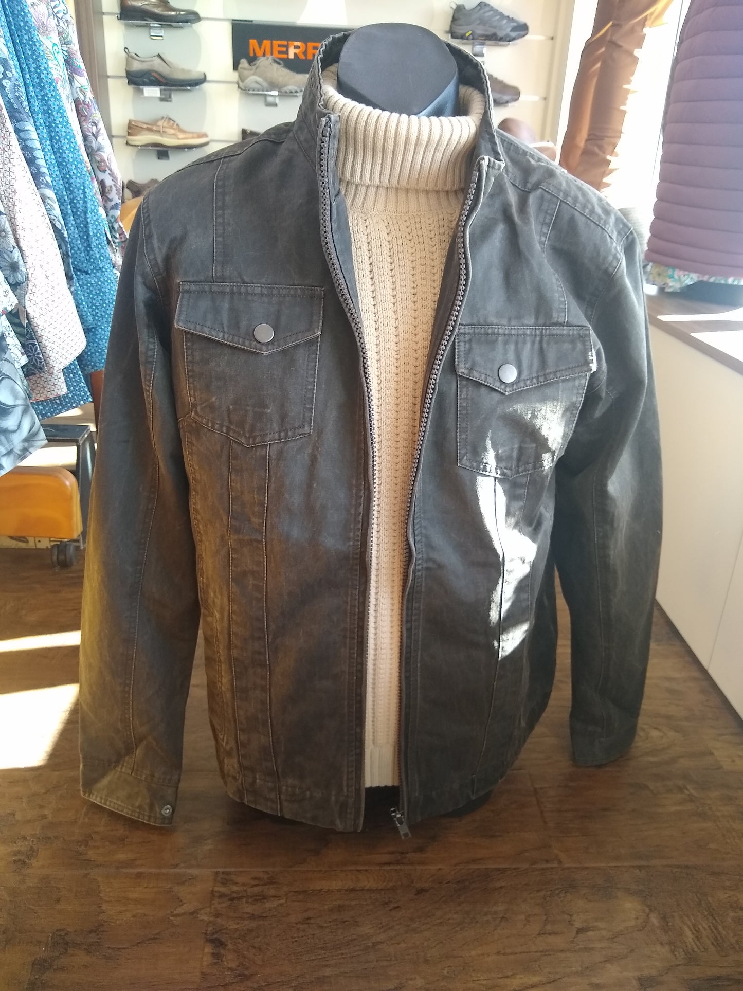 Berlin Espresso Zip Utility Jacket