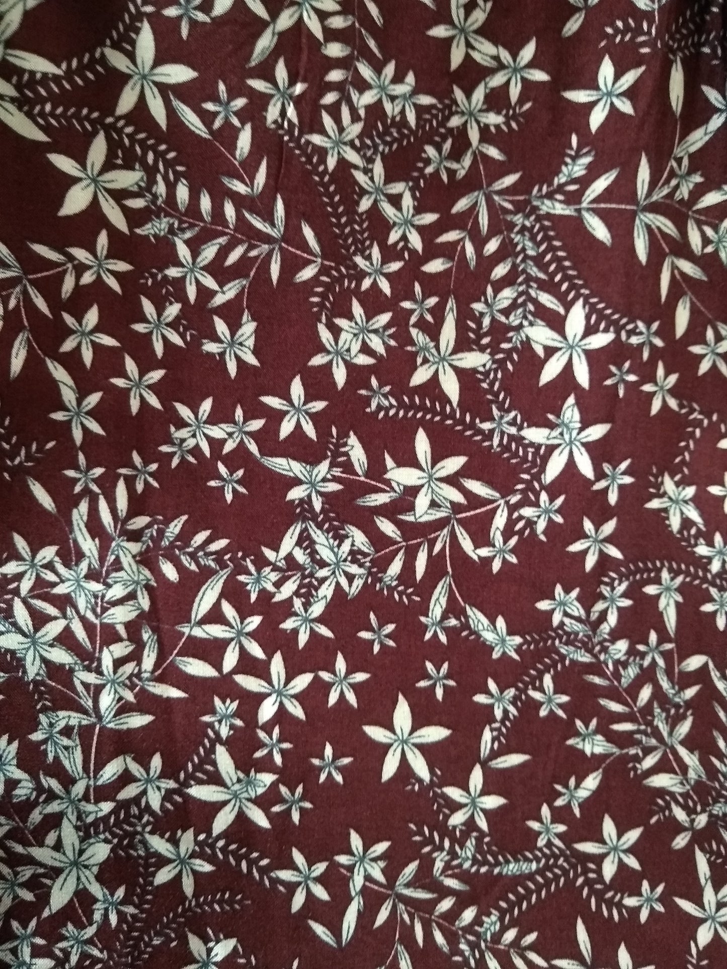 Lifestyle Burgundy Bamboo Getaway Short Sleeve Shirt