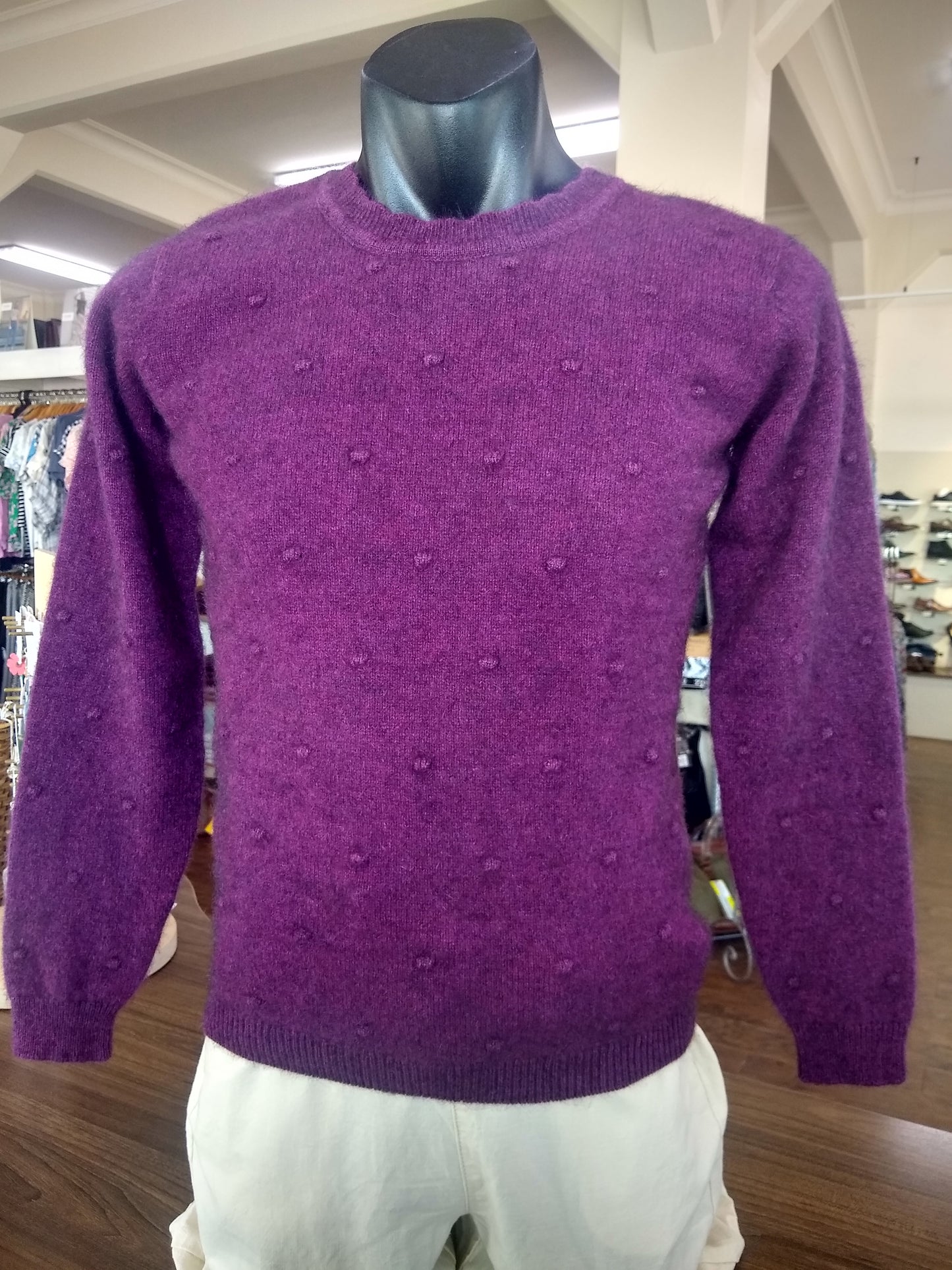 Noble Wilde Twilight Pin Dot Crew Neck Jersey