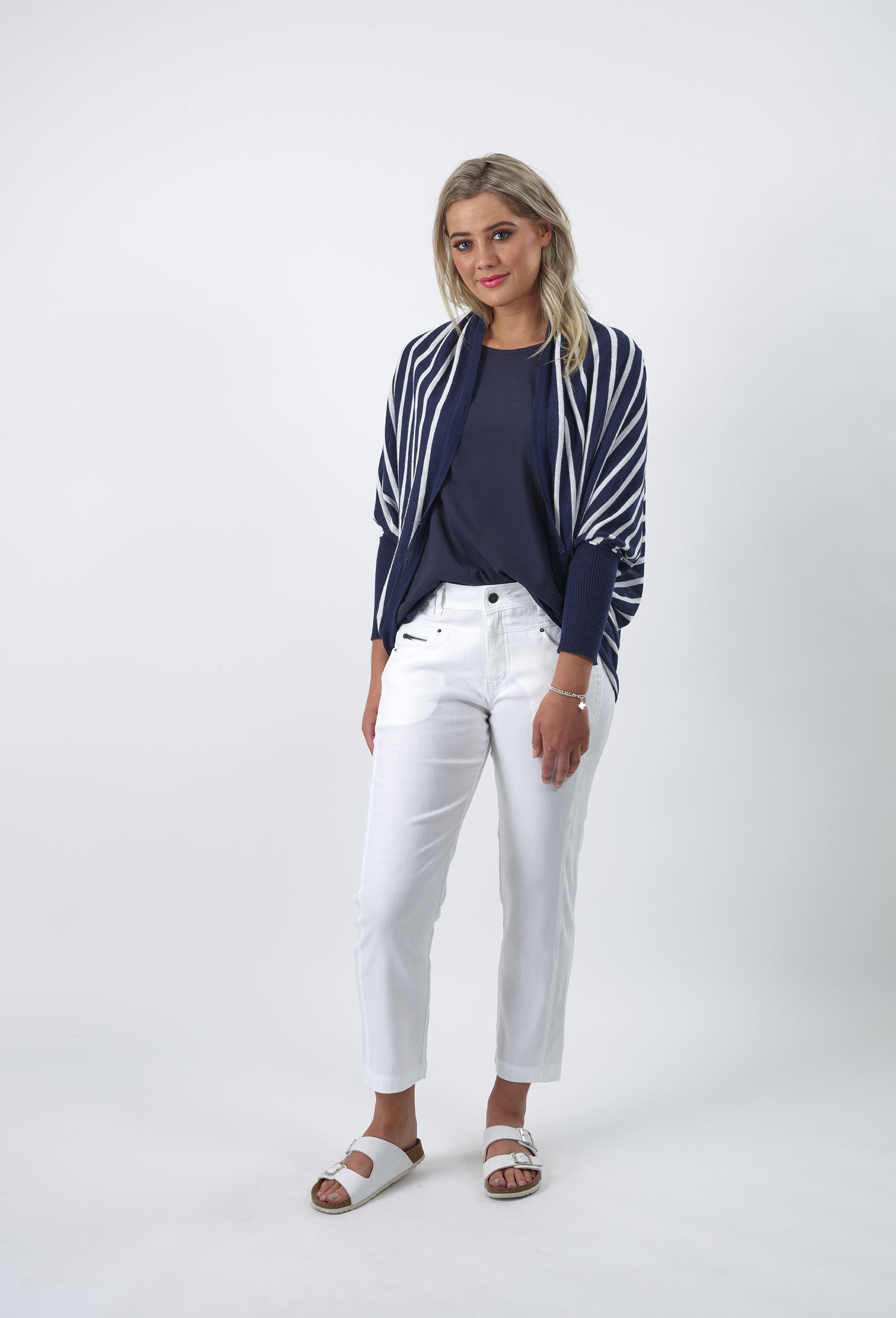 Knewe Stripe Lake Cardi