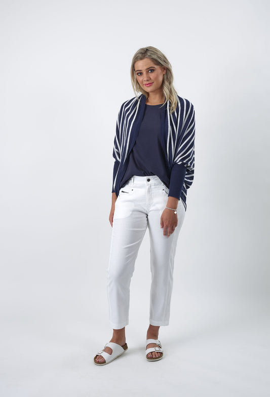 Knewe Stripe Lake Cardi