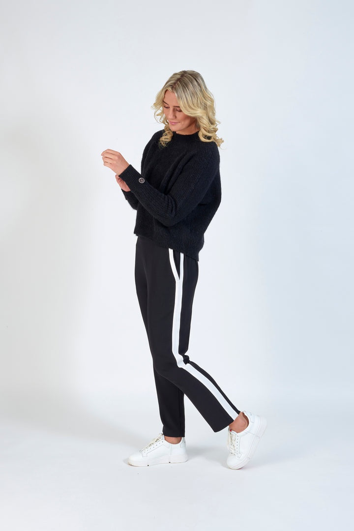 Knewe Black Mia Sweater