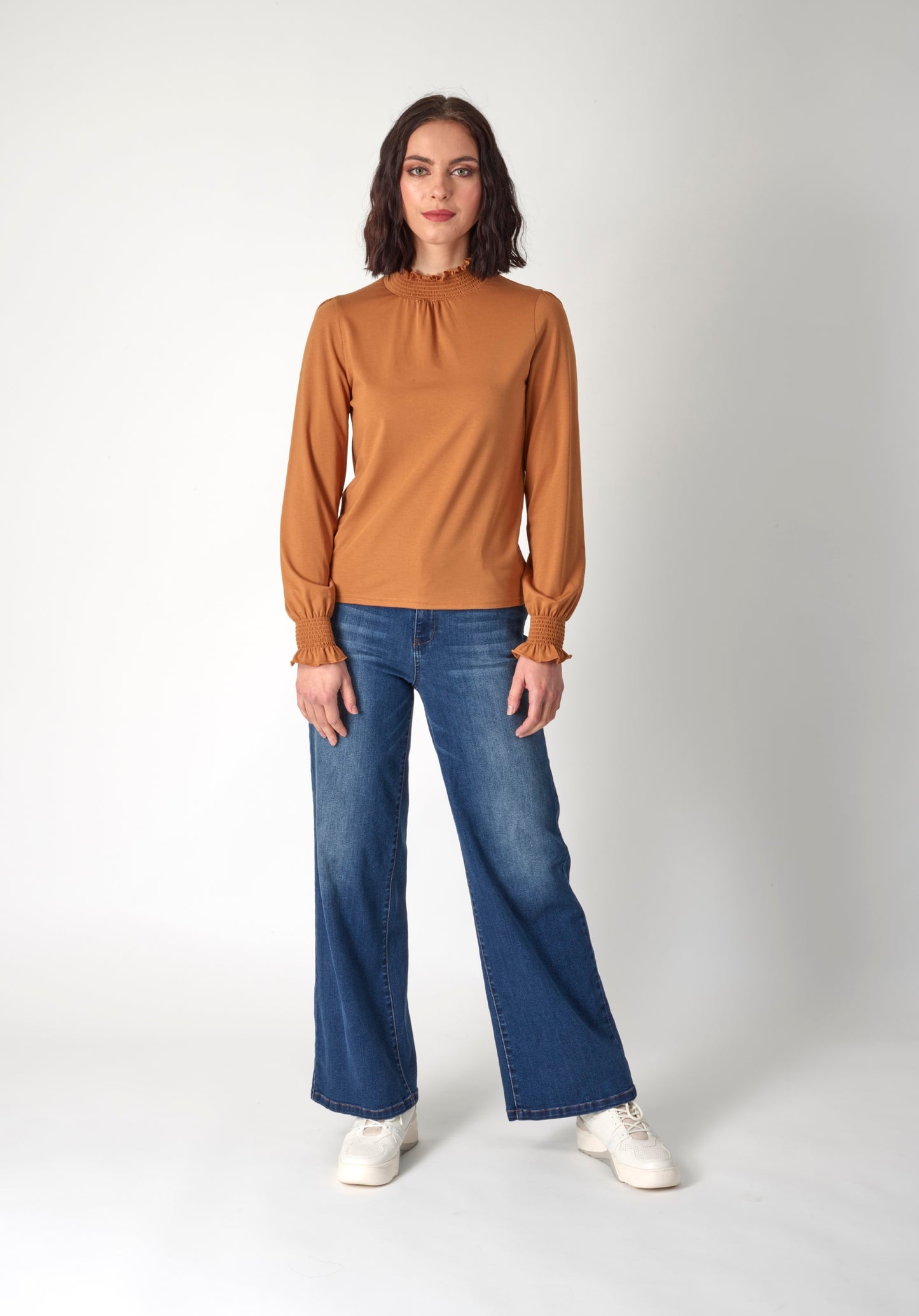 Knewe Herringbone Como Flare Pant K7077