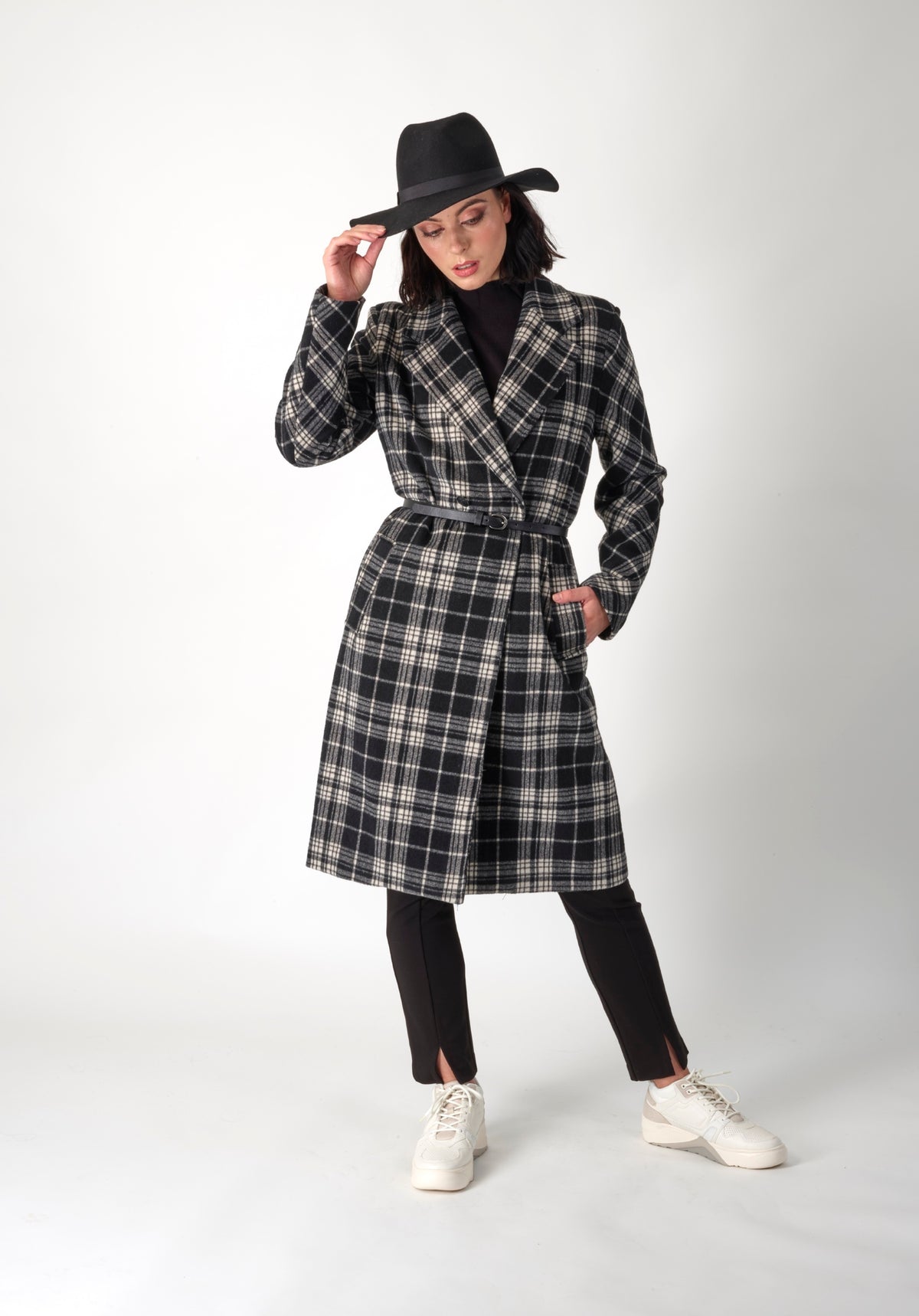 Knewe Ladies Dble Breasted Winter Coat K6018