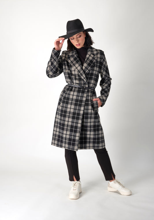 Knewe Ladies Dble Breasted Winter Coat K6018