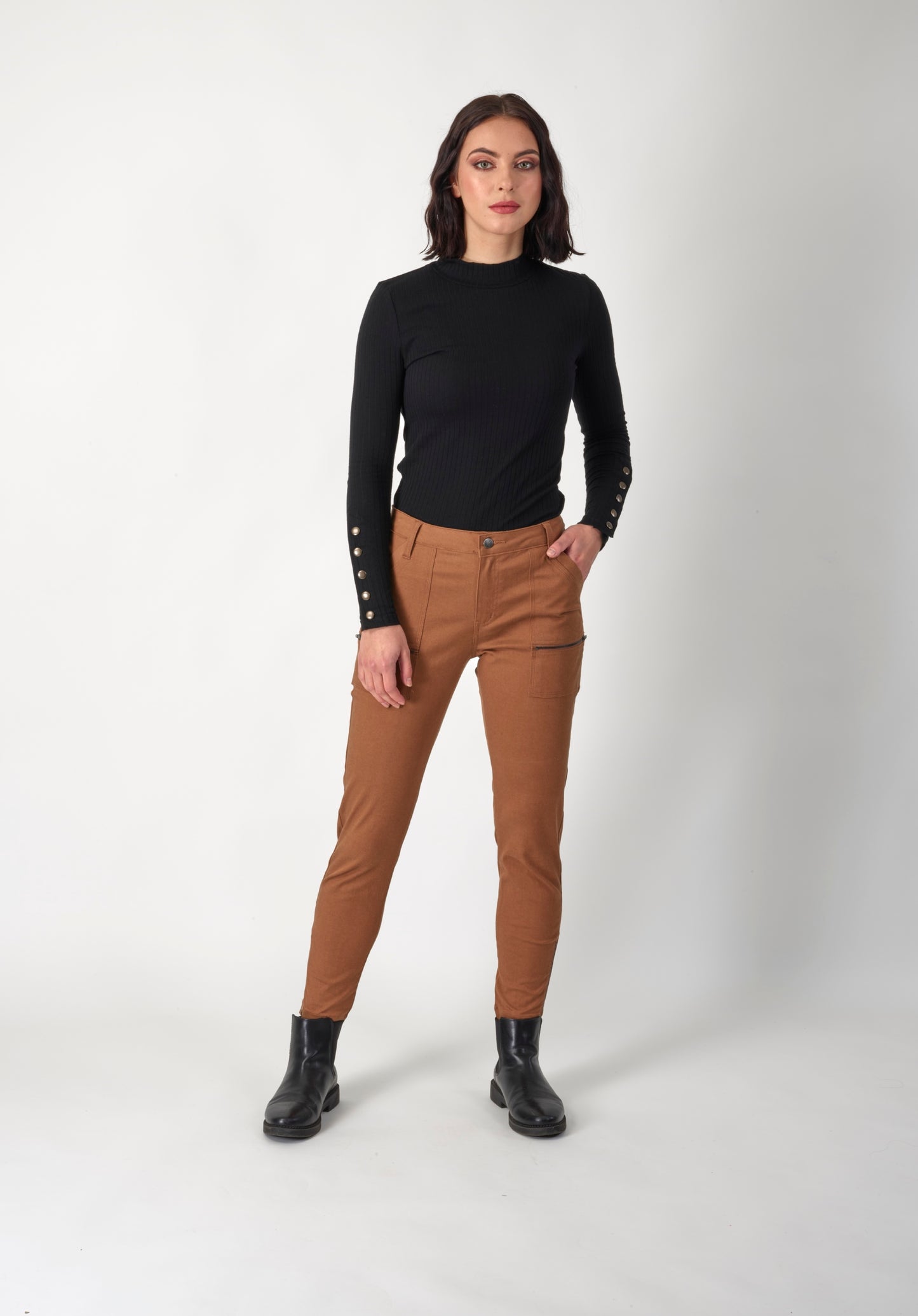 Knewe Avenue Skinny Ankle Grazer Pant K7061