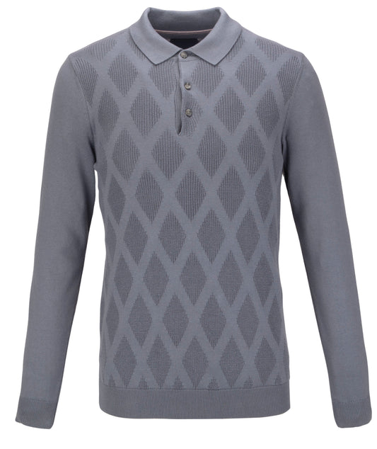 Guide London Steel Pure Cotton Polo Style Jumper