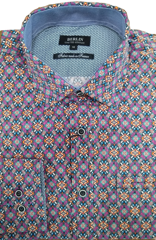 Berlin Brazil Print LS shirt