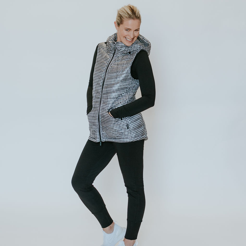 Moke Mary-Claire Hooded Down Vest