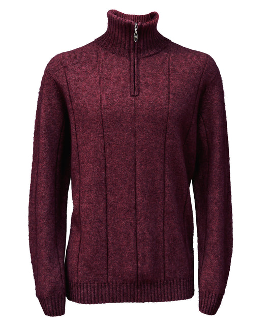 Noble Wilde Javelin Zip Neck - Port