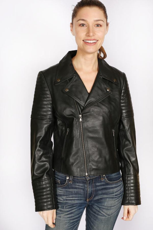 Sabena Leather Biker Jacket