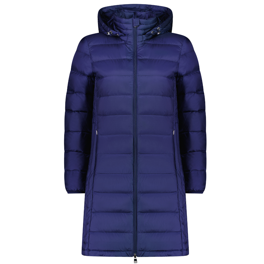 Moke Sarah Hooded Down Jacket Moonlight