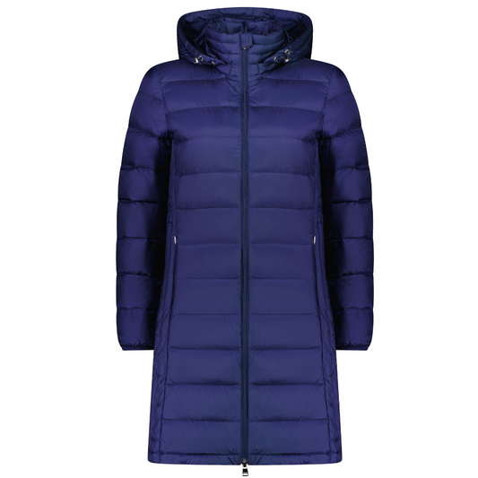 Moke Sarah Hooded Down Jacket Moonlight