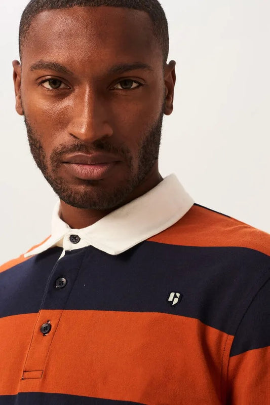 Garcia Mens Long Sleeve Polo - Dark Moon