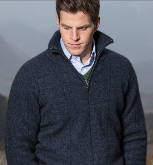 Noble Wilde Javelin Zip Neck - Neptune