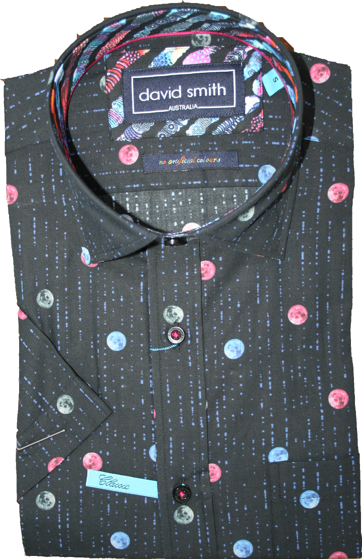David Smith Indigo Short Sleeve Shirt