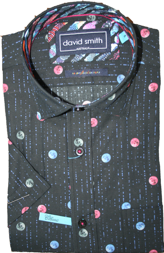 David Smith Indigo Short Sleeve Shirt