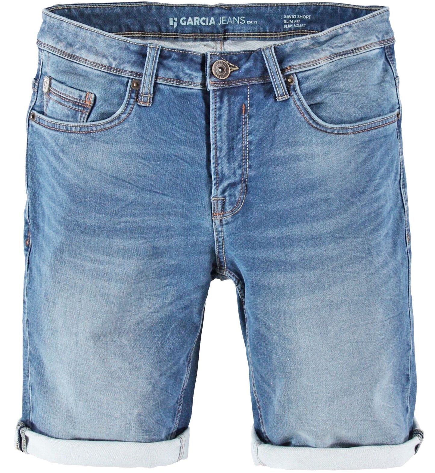 Garcia Savio Mid Rinse Slim Denim Short