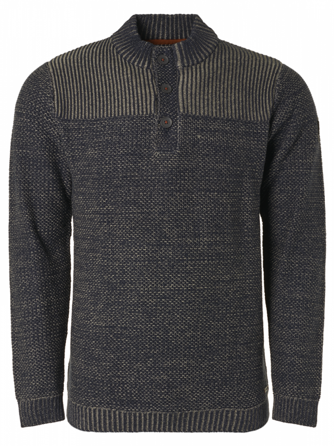 No Excess 1/4 Zip Cotton Pullover