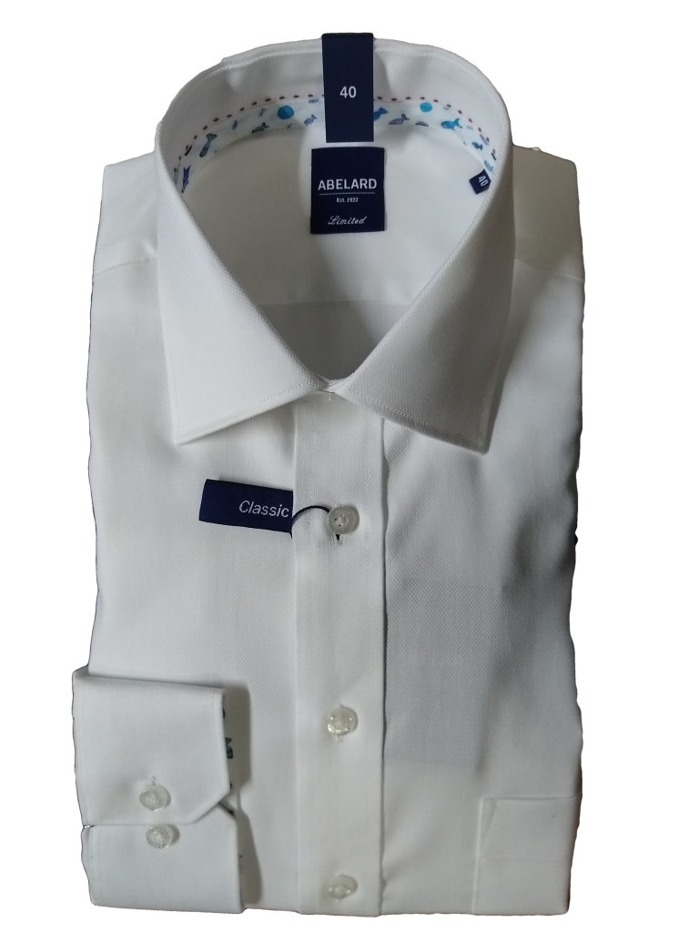 Abelard White Long Sleeve Shirt