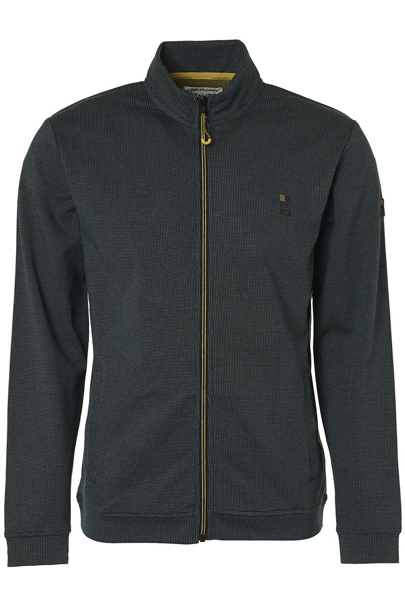 No Excess Pullover Zip Green/Lime