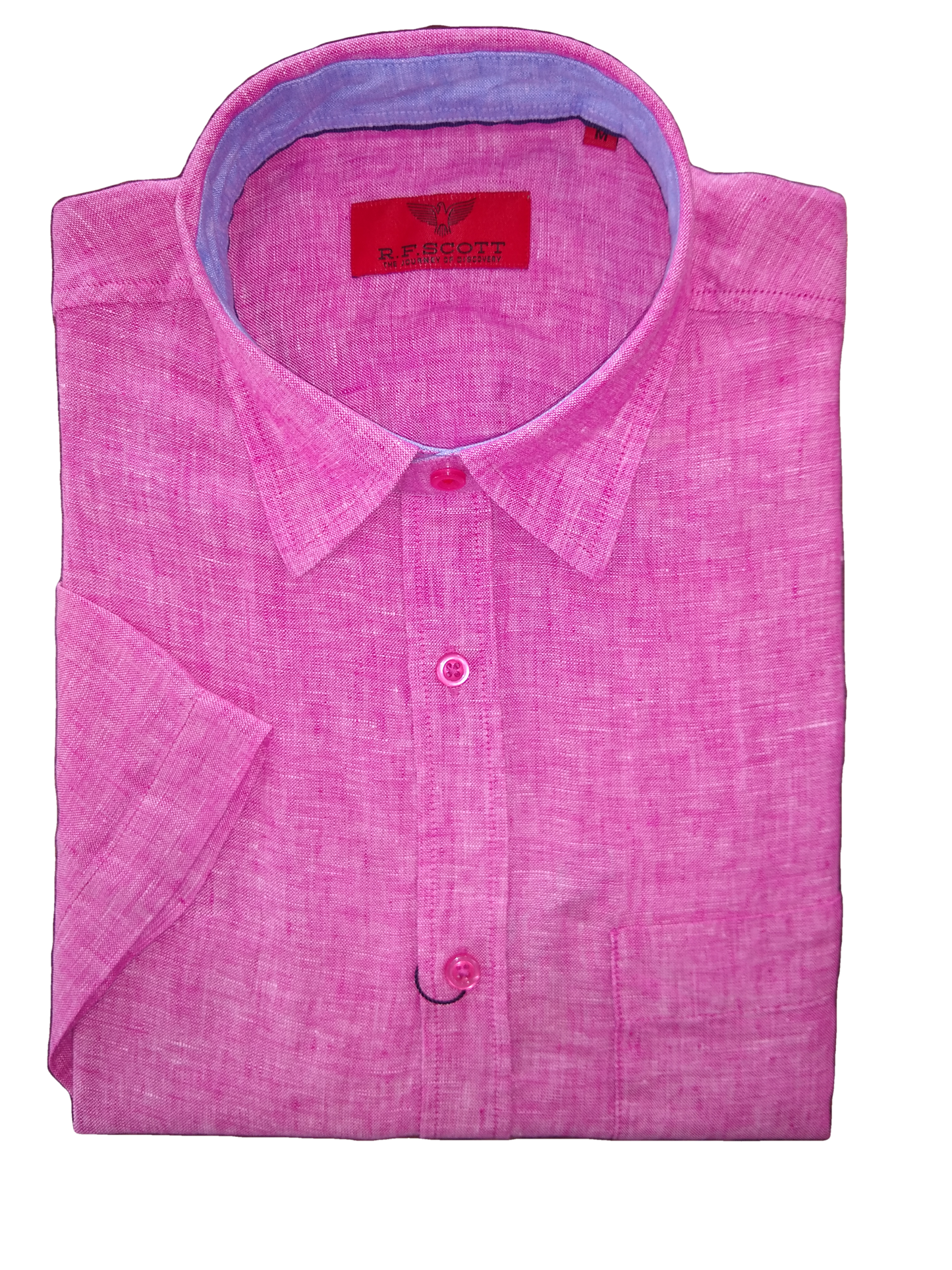 R F Scott Fields Short Sleeve Linen Shirt