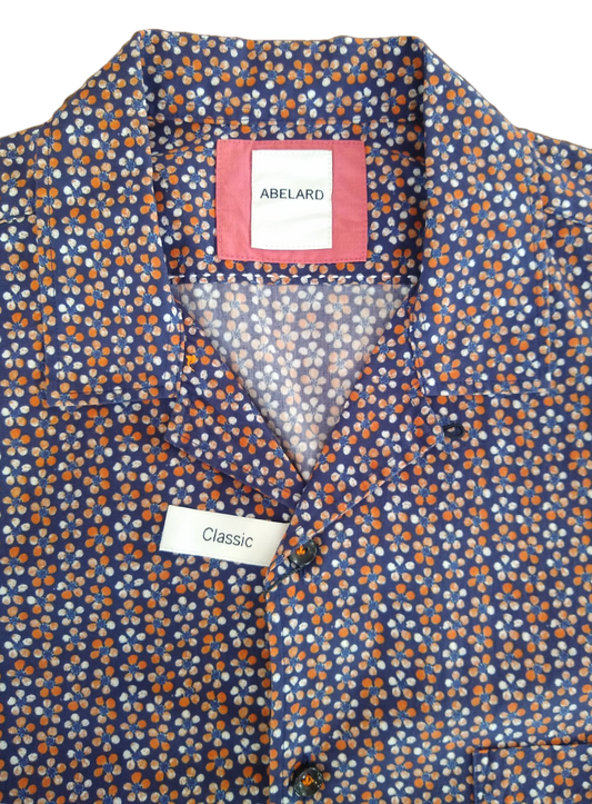Abelard St Tropez Digi Print Slim Fit Short Sleeve Shirt