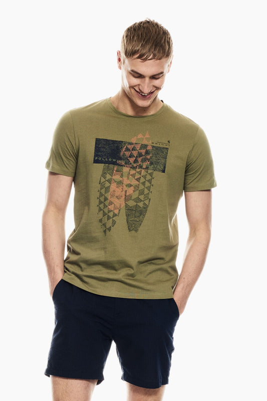 Garcia Olive Short Sleeve T Shirt