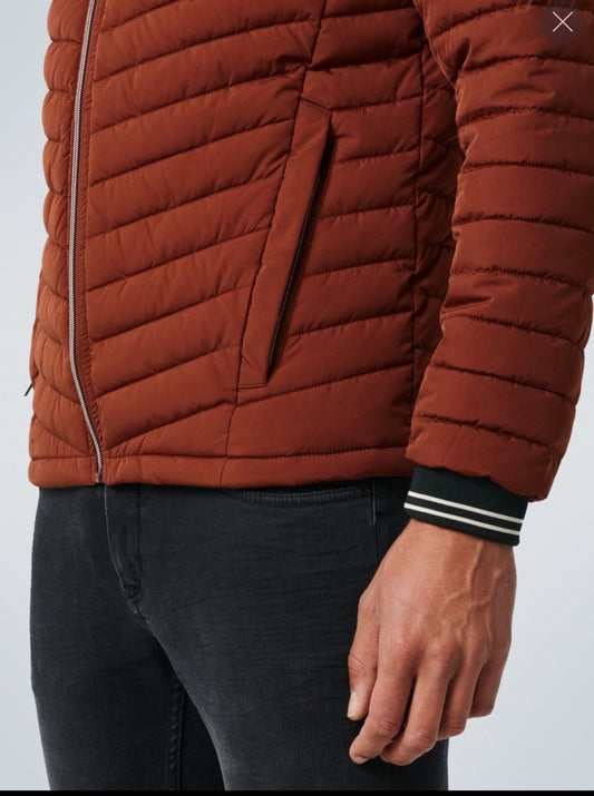 No Excess Puffer Jacket Stone Red