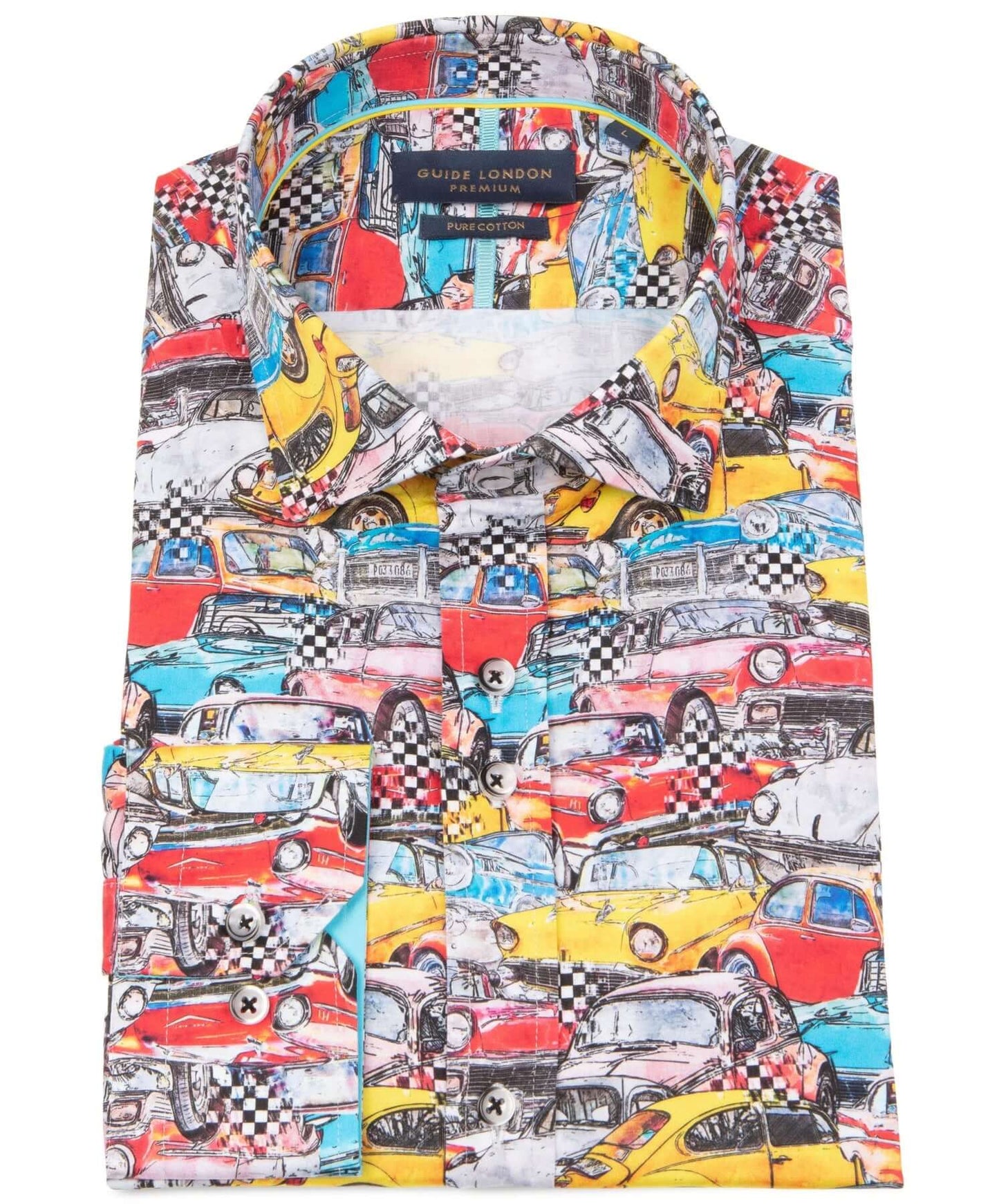 Guide London Classic Cars Long Sleeve Shirt