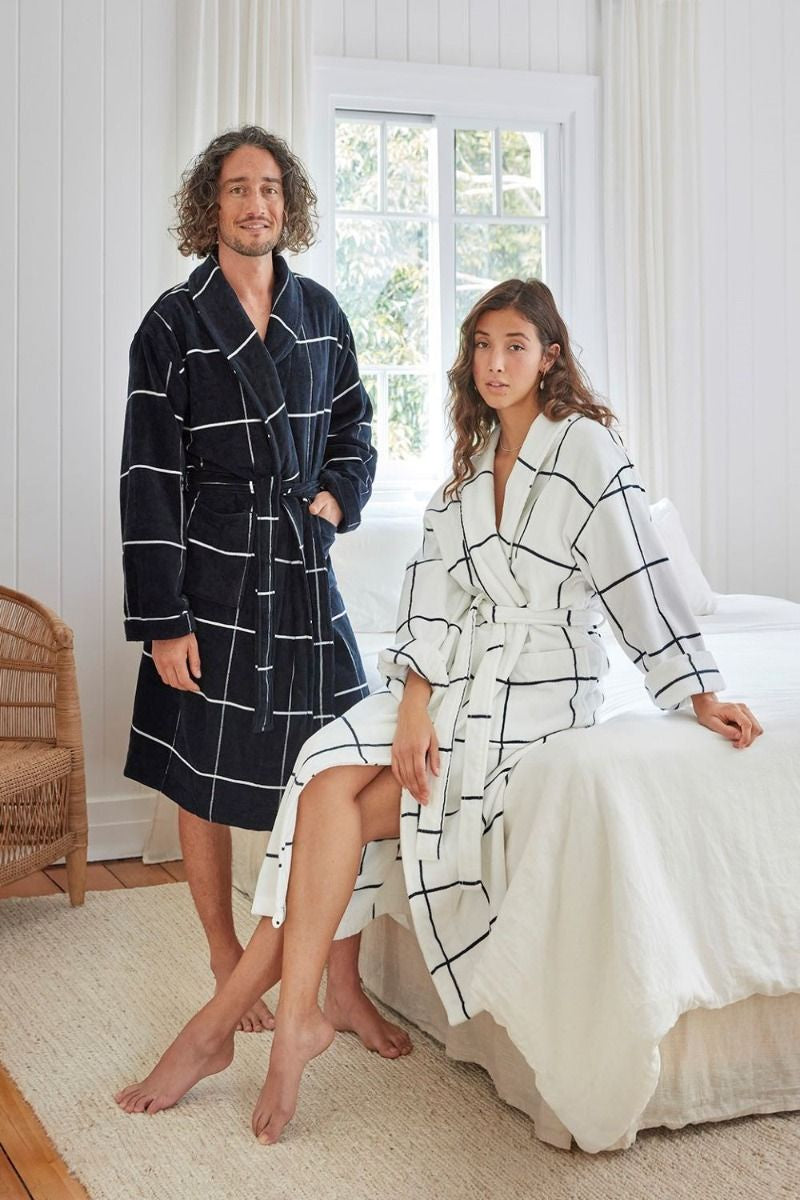 Baksana Marcus Velour Robe